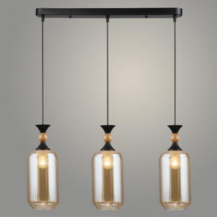 Подвес N5180/3HT BK черный 3х40W Е27 d300 h800, QH22